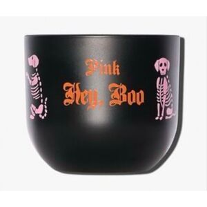 Victoria’s Secret hey boo Halloween decor candle skeleton puppy dog